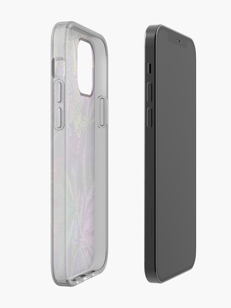 Alternate view of Psychedelic Marijuana Cannabis Leaves iPhone Case & Cover