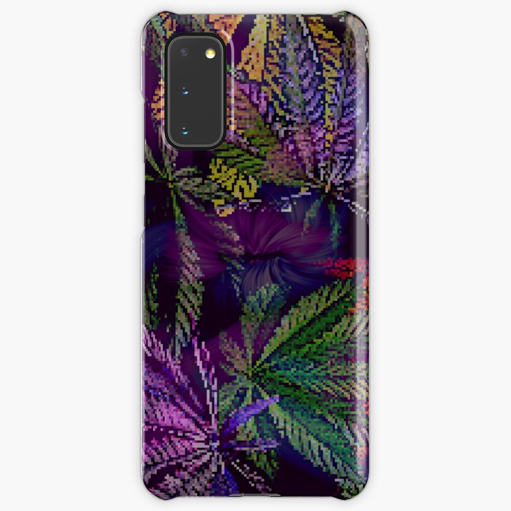 Psychedelic Marijuana Cannabis Leaves Case & Skin for Samsung Galaxy