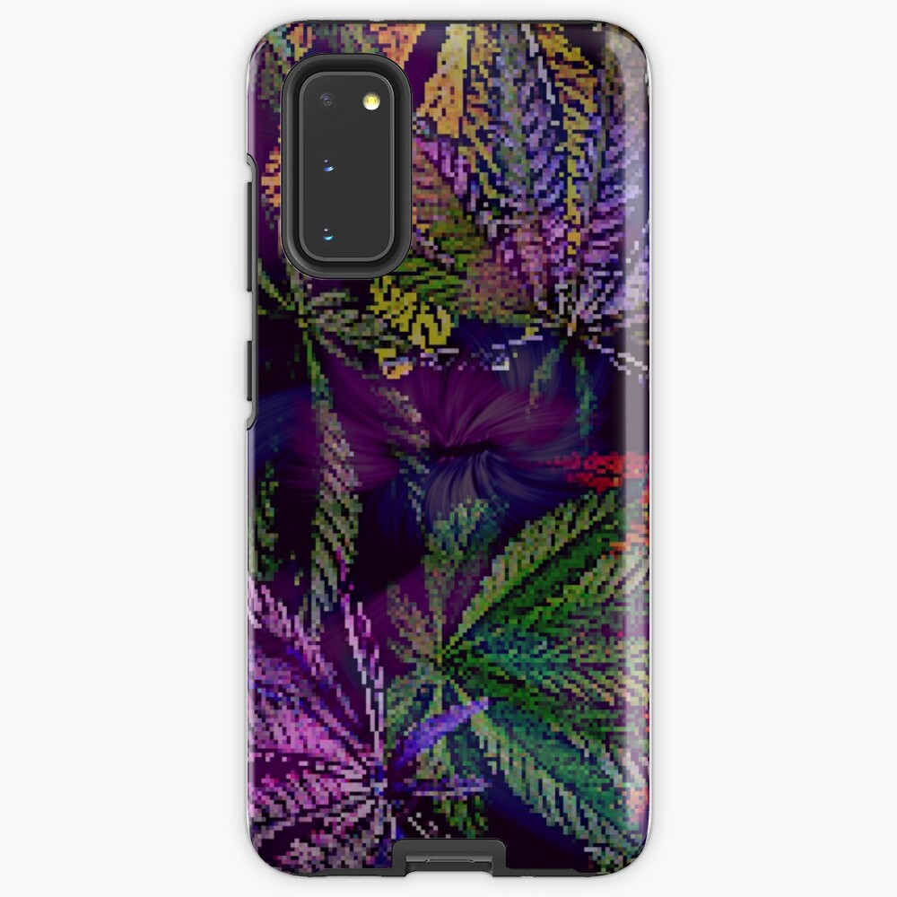 Psychedelic Marijuana Cannabis Leaves Case & Skin for Samsung Galaxy