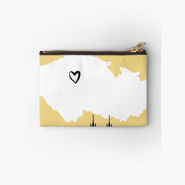 Item preview, PRAGUE CZECH REPUBLIC LOVE CITY SILHOUETTE SKYLINE ART designed and sold by deificusArt.