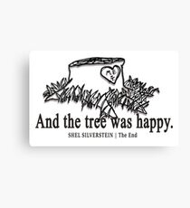 Der Giving Tree von Shel Silverstein Leinwanddruck