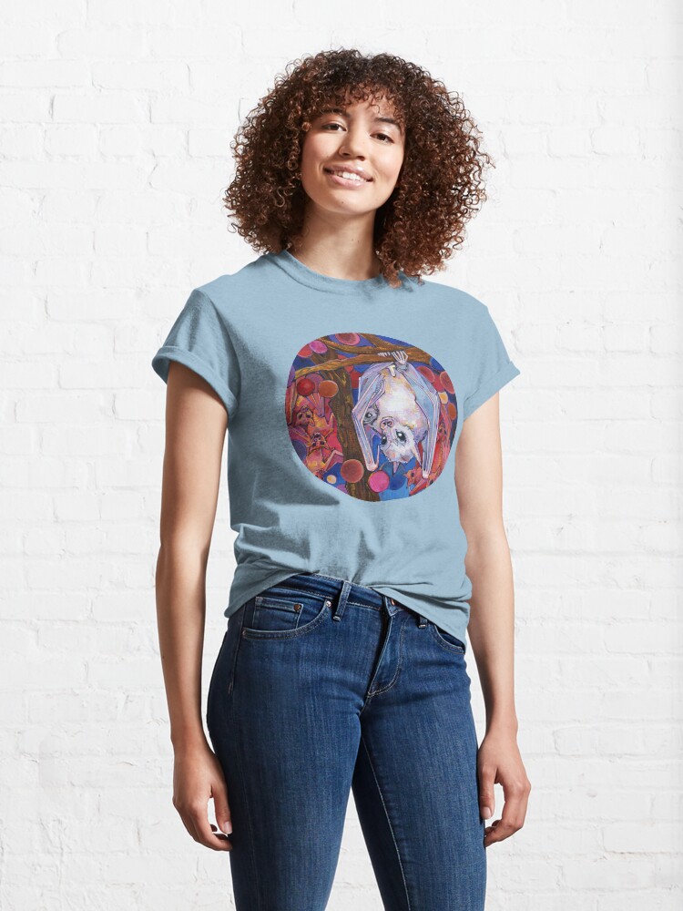 Alternate view of Dayak Fruit Bats Painting - 2012 Classic T-Shirt