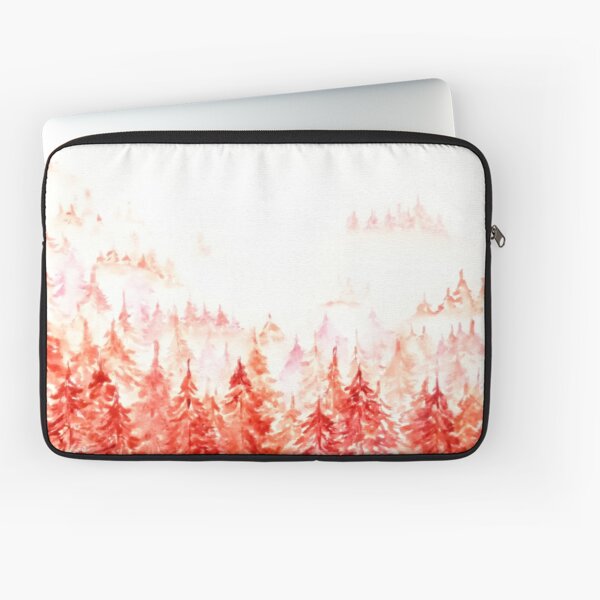 Pines Forest-abstract watercolor Laptop Sleeve