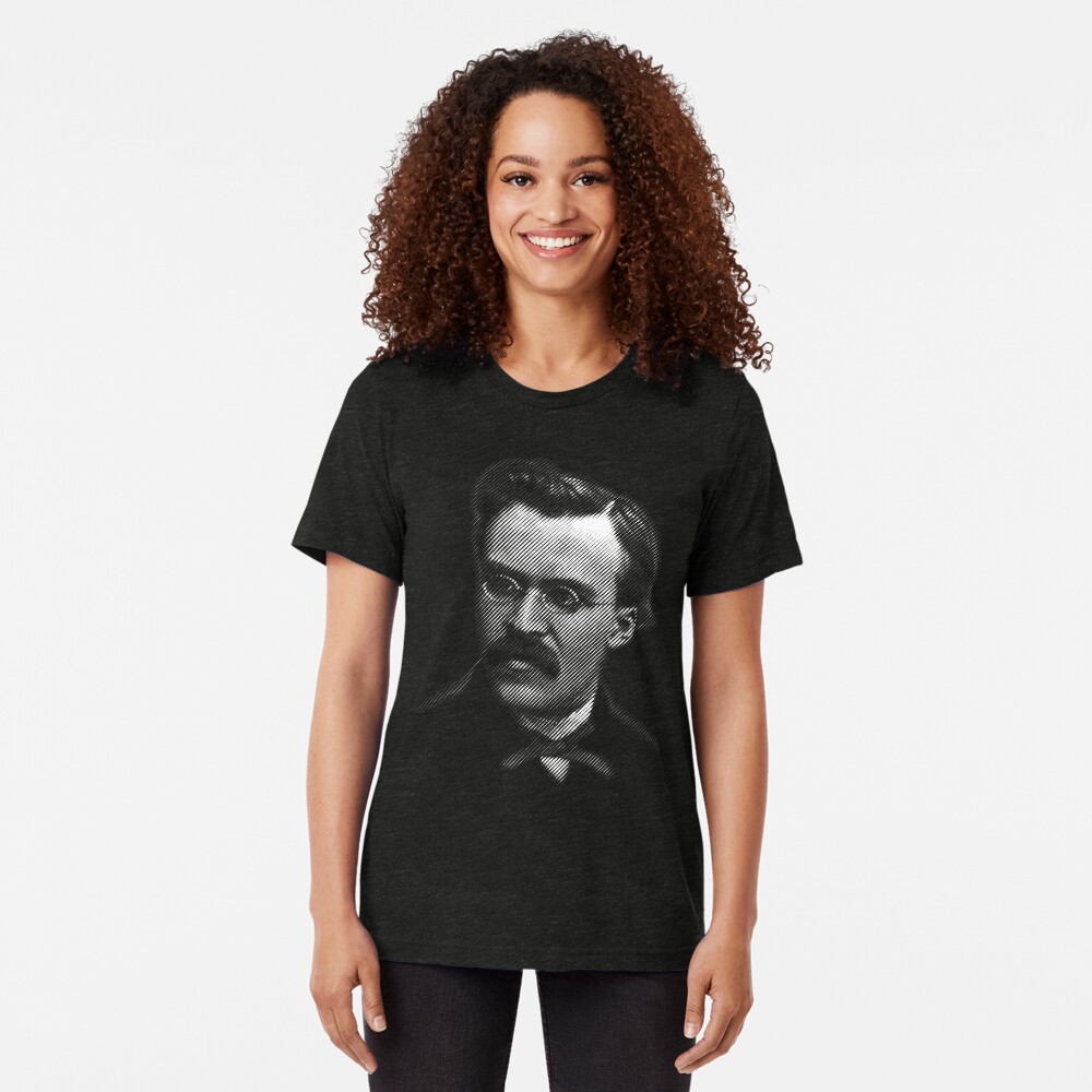 Friedrich Nietzsche Tri-blend T-Shirt
