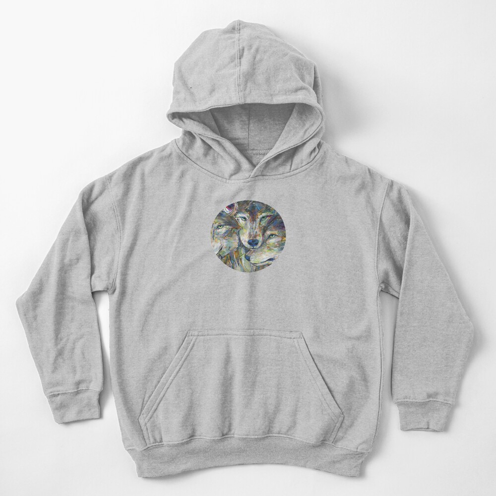 Gray Wolves Painting - 2012 Kids Pullover Hoodie