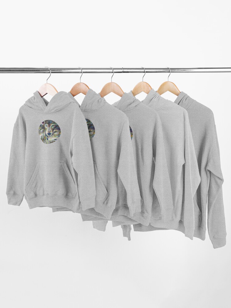 Alternate view of Gray Wolves Painting - 2012 Kids Pullover Hoodie