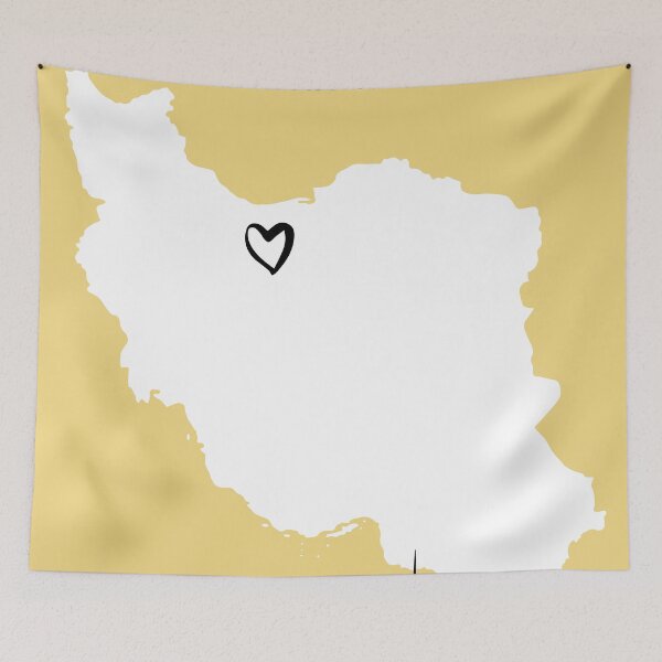 Item preview, TEHRAN IRAN LOVE CITY SILHOUETTE SKYLINE ART designed and sold by deificusArt.