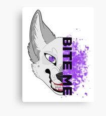 BITE ME - Scylla Purple Canvas Print