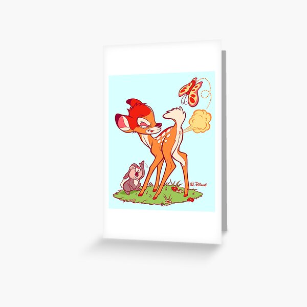 A FART IN THE WOODS Greeting Card