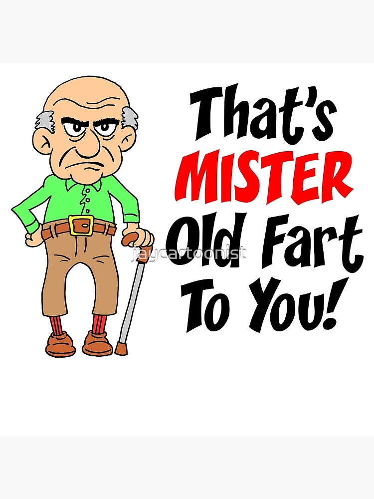 Mr old. Old fart PNG.