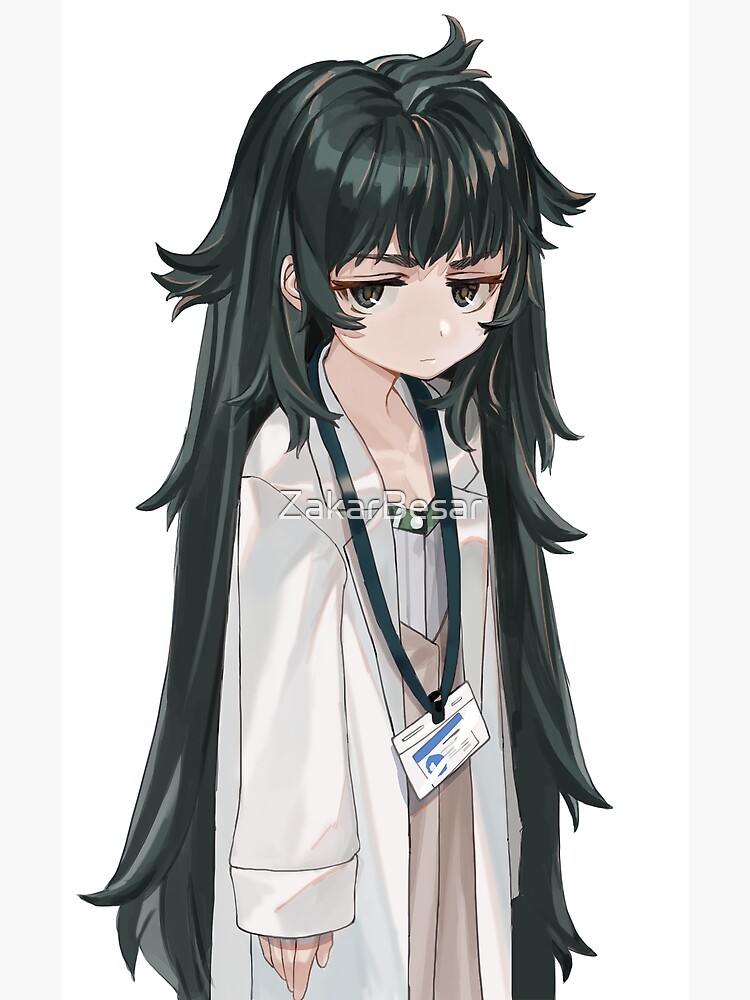 Hiyajo Maho Steins Gate Greeting Card By Zakarbesar Redbubble