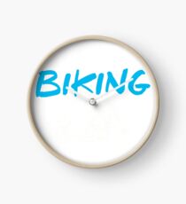 Biker motorcycle rider Clock