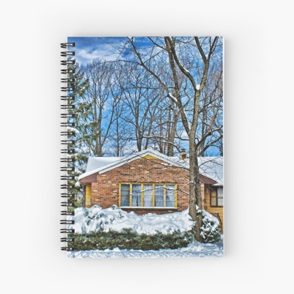 Sunny Winter Afternoon Spiral Notebook