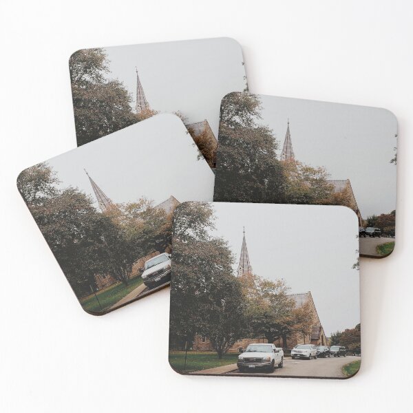 Item preview, Midwest Church in the Fall designed and sold by Ella Musher-Eizenman.