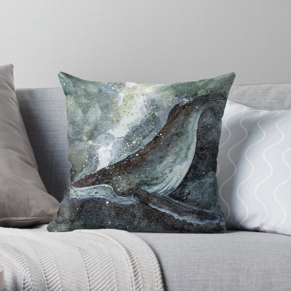 Humpback Throw Pillow
