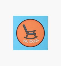 60s Rocker, Rocking Chair Art Board