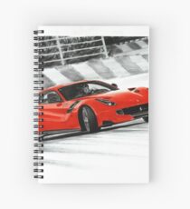 Ferrari F12 TDF Berlinetta Spiral Notebook
