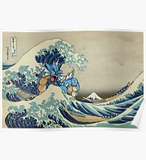 The Great Wave Off Gyarados Poster