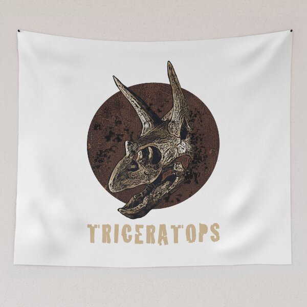 Item preview, Triceratops, dinosaur skeleton designed and sold by Fran Fryberg.
