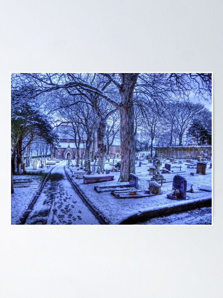 Alternate view of Snow on Alderney Poster
