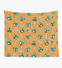 Santa's Intergalactic Helpers Wall Tapestry