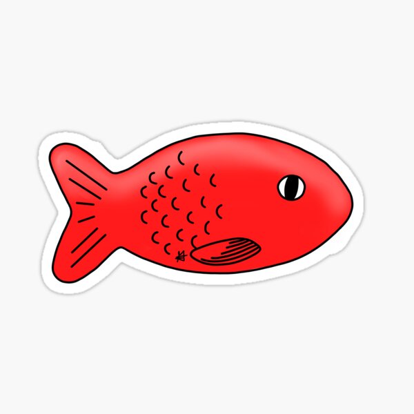 Swedish Fish Stickers Redbubble