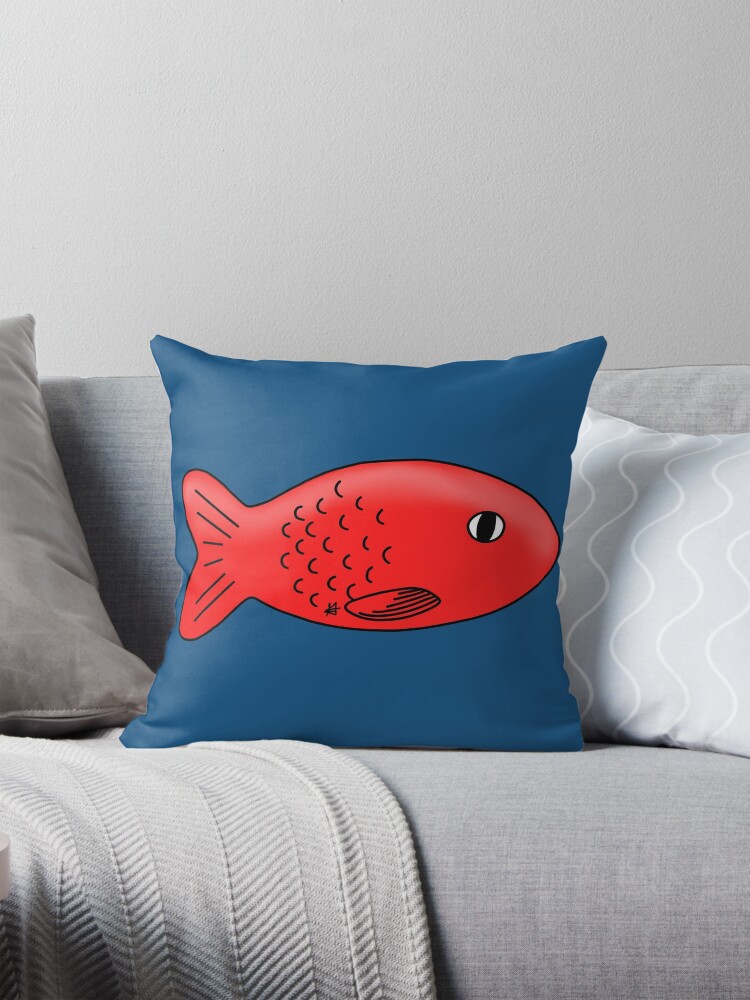 Swedish fish pillow hotsell