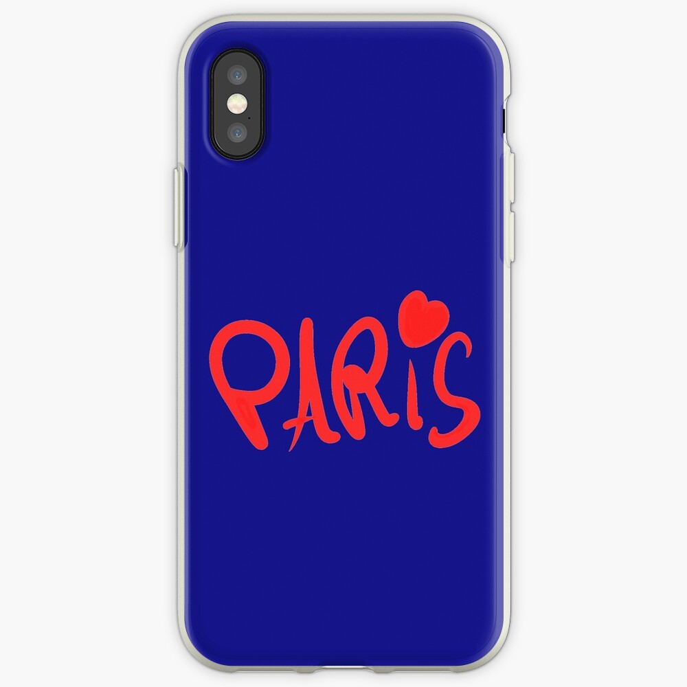 I love Paris | Logo de letras de Paris Funda de iPhone