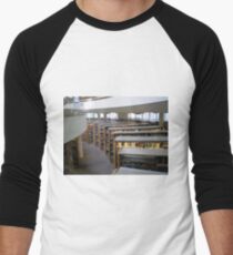 Mt. Angel Abbey Library, Oregon Men's Baseball ¾ T-Shirt