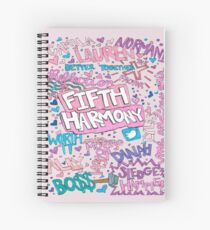 Fifth Harmony collage Spiral Notebook