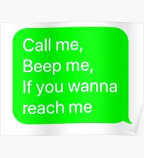Call me Poster