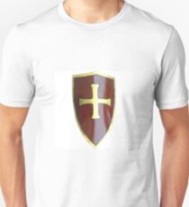 Templar Knights Shield Unisex T-Shirt