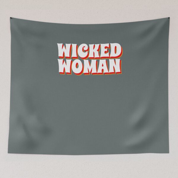 Item preview, Wicked Woman retro vintage text designed and sold by Scoopivich.