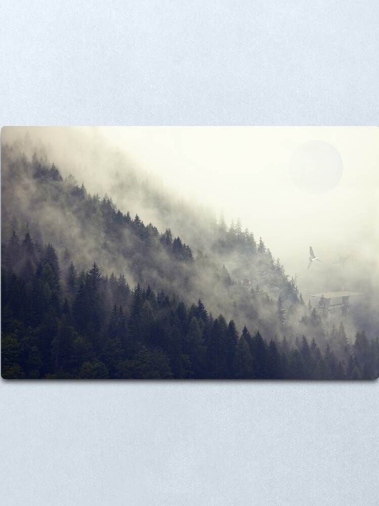 Alternate view of Forest Moon Metal Print