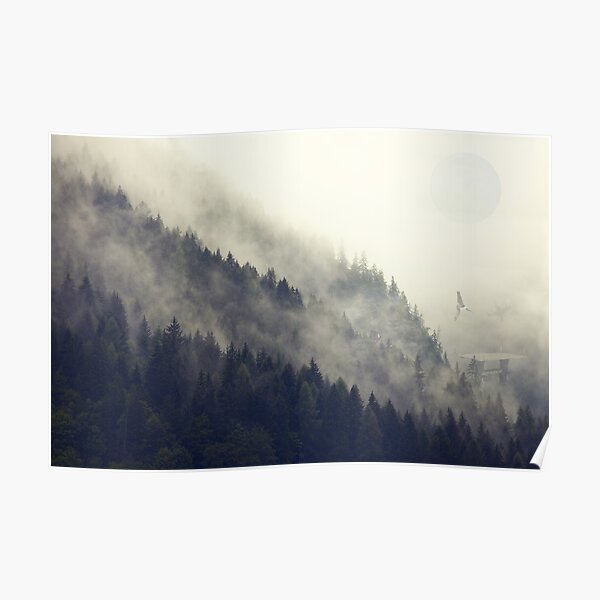 Forest Moon Poster