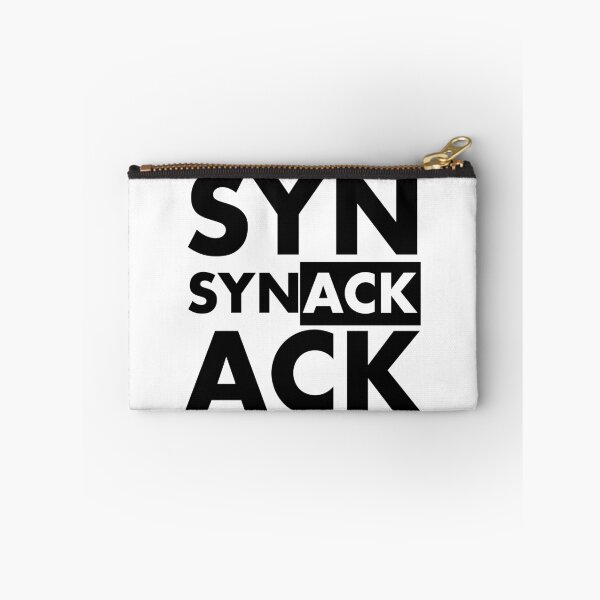 Item preview, SYN ACK Black TCP Connection Establishment Gift Idea for System Administrators designed and sold by SphereZones.