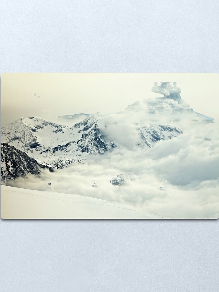 Alternate view of Frozen planet Metal Print