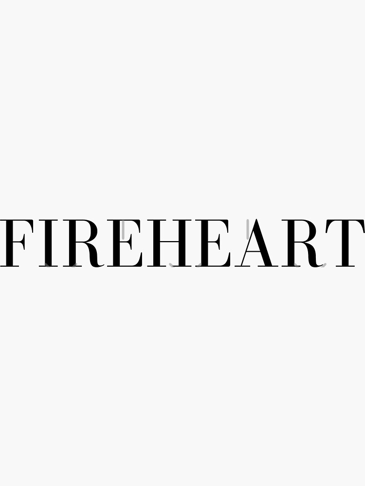 Thumbnail 3 of 3, Sticker, FIREHEART designed and sold by higgydodah.