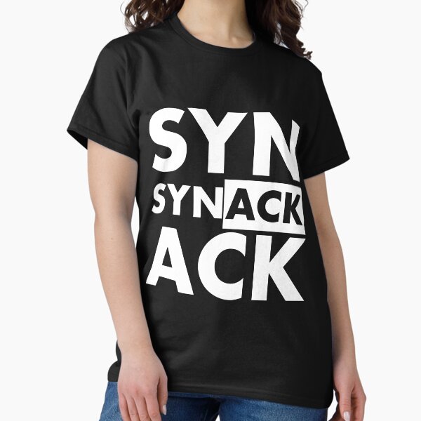 Item preview, SYN ACK White TCP Connection Establishment Gift Idea for System Administrators designed and sold by SphereZones.