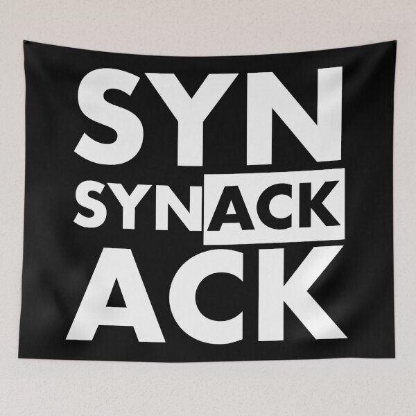 Item preview, SYN ACK White TCP Connection Establishment Gift Idea for System Administrators designed and sold by SphereZones.