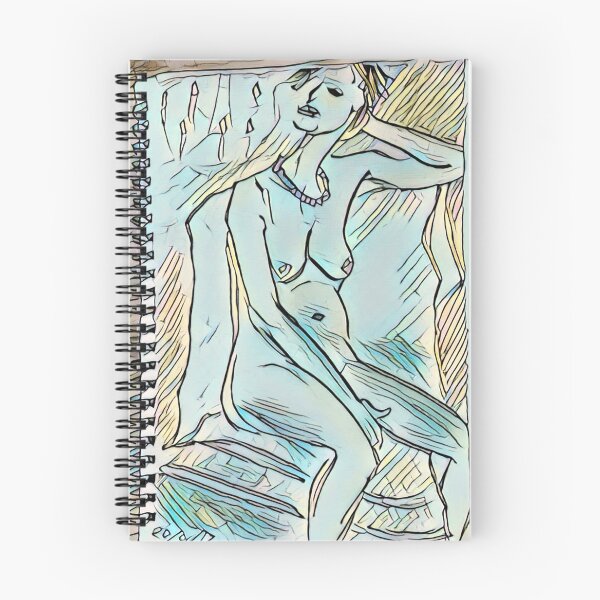 Item preview, seated nude designed and sold by Rebecca Tun.