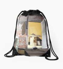 Deserted Drawstring Bag