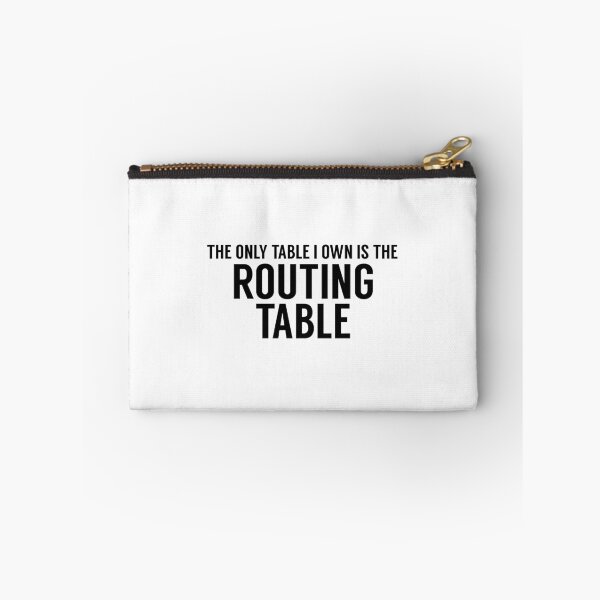 Item preview, Routing Table Only Table Black Great Gift Idea for System Administrators designed and sold by SphereZones.