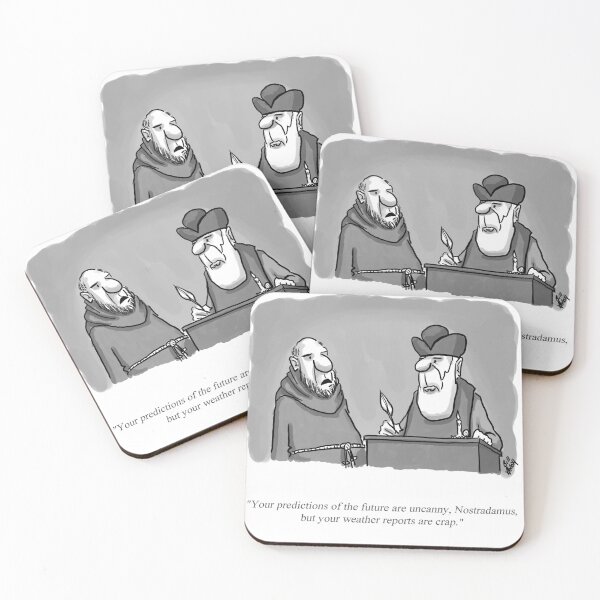 Item preview, Funny Nostradamus Weatherman Cartoon Humor designed and sold by Bill Abbott.