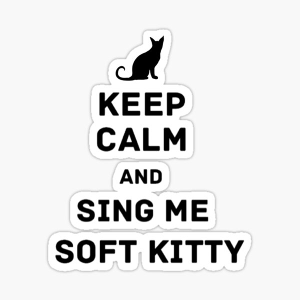 Soft kitty  Sticker