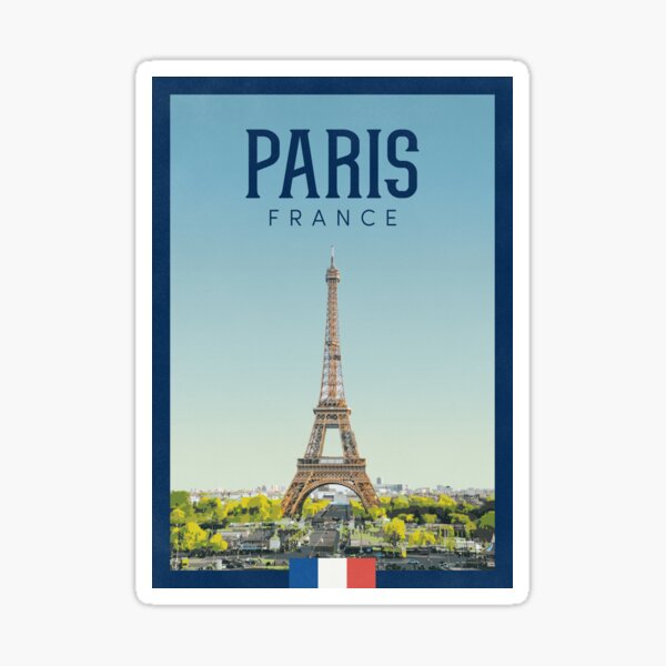 Aperçu de l'œuvre Paris, France créée et vendue par JingleSnitch.