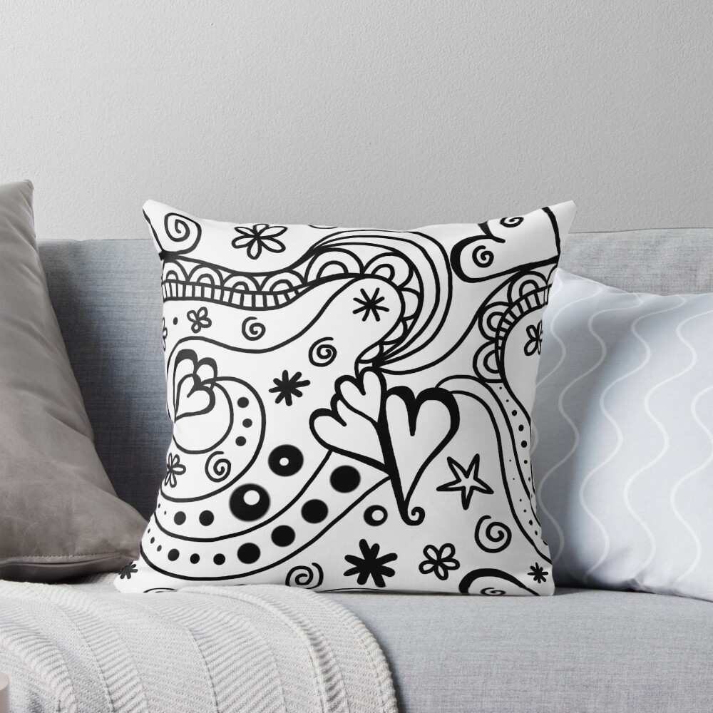 Item preview, Throw Pillow designed and sold by VibrantDesign.