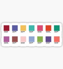 Pantone - Colors of the Year (2007-2019) - Set of 14 stickers Sticker