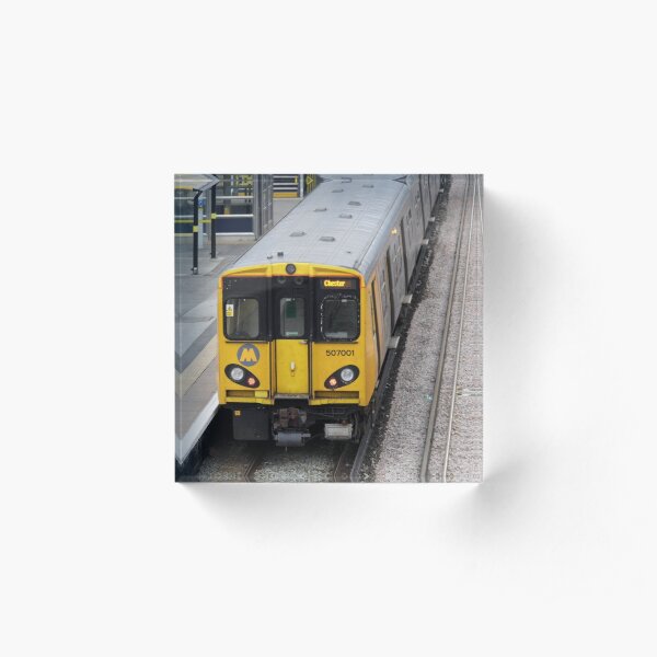 Merseyrail Class 507 at Hooton Acrylic Block