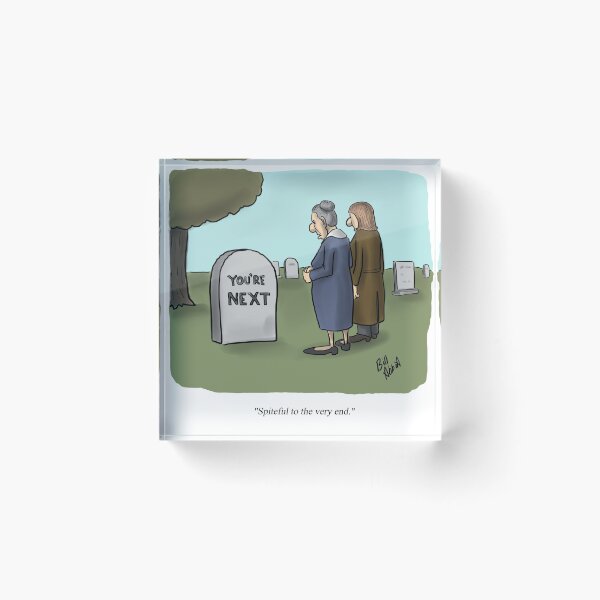 Item preview, Funny Full Color Percenters Spiteful to the End Cartoon designed and sold by Bill Abbott.